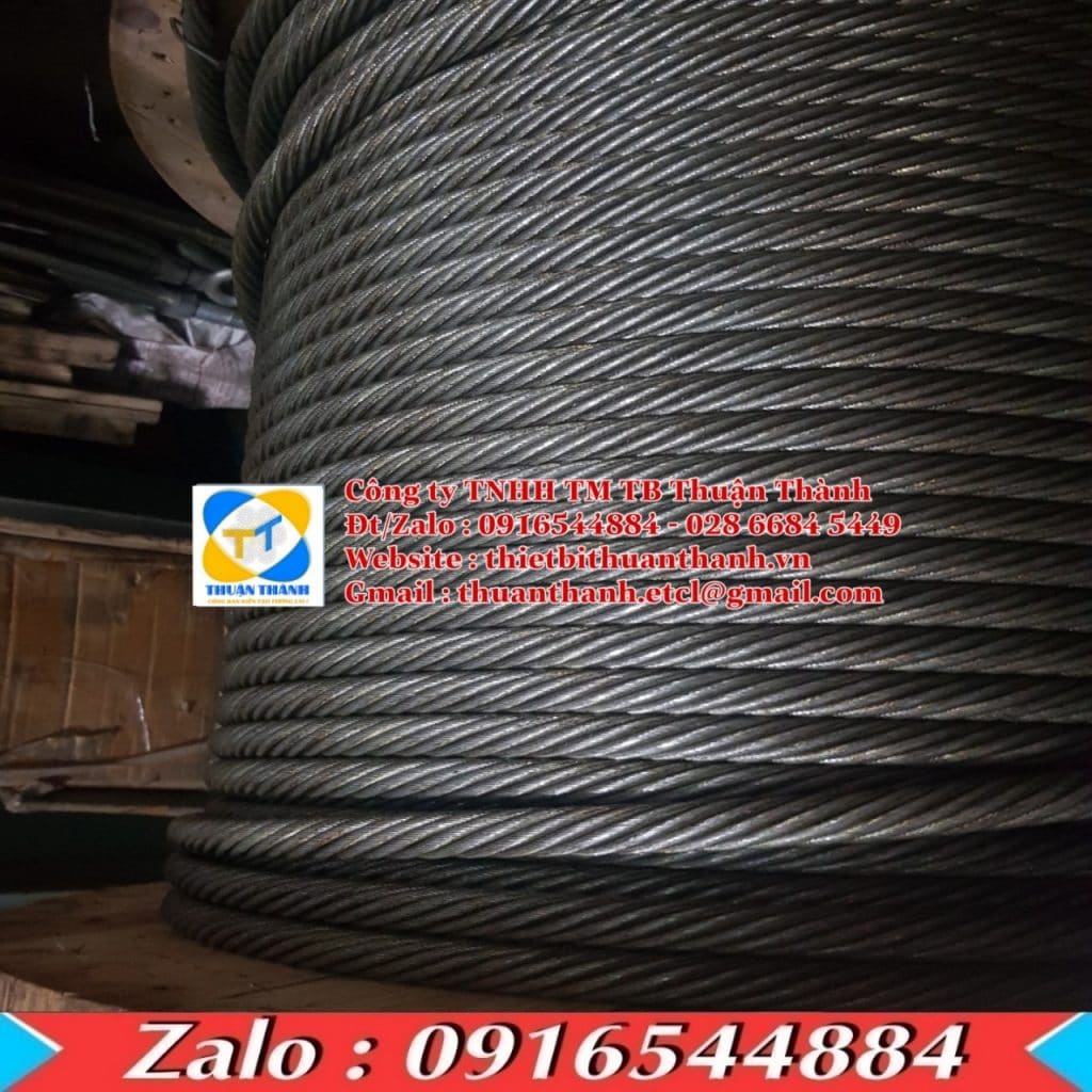 cáp thép xoắn trái